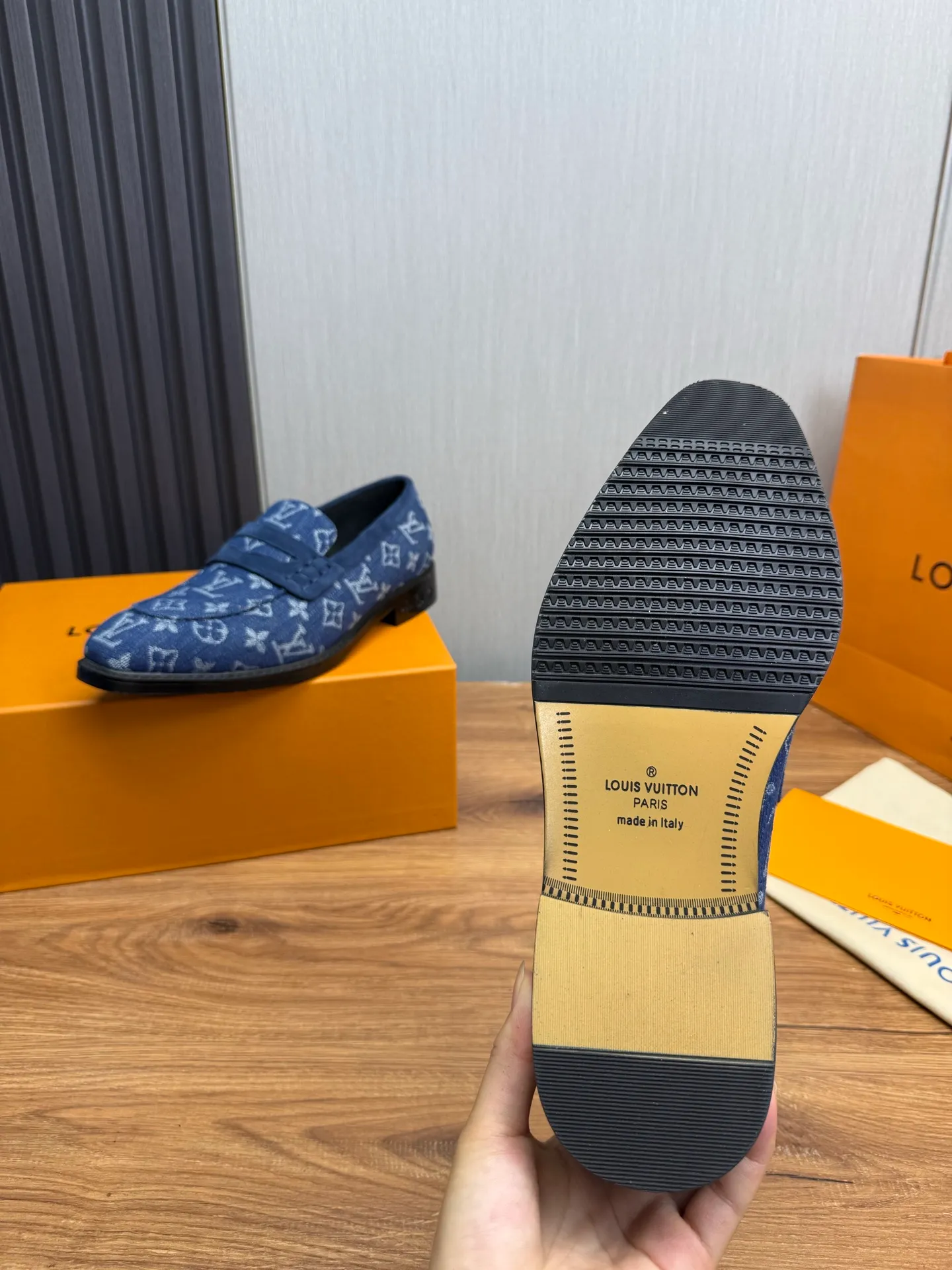 Factory 720💰 LV. Men's business casual leather shoes, all made of imported original brand leather, just to create a more comfortable wearing experience, original non-slip and wear-resistant outsole ✔️16-45 (38.45 non-refundable)
